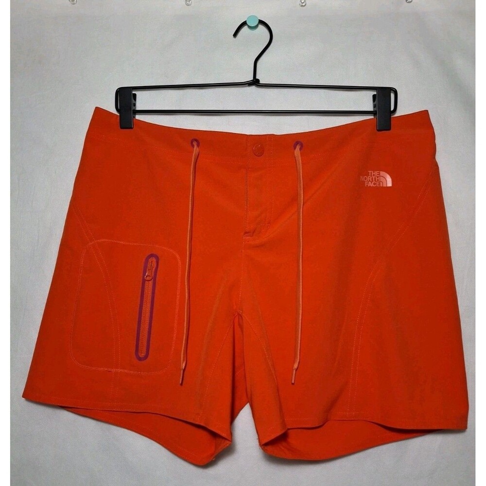 The North Face Echo Lake Apex Washoe Shorts Womens 10 Orange UPF Active Outdoor